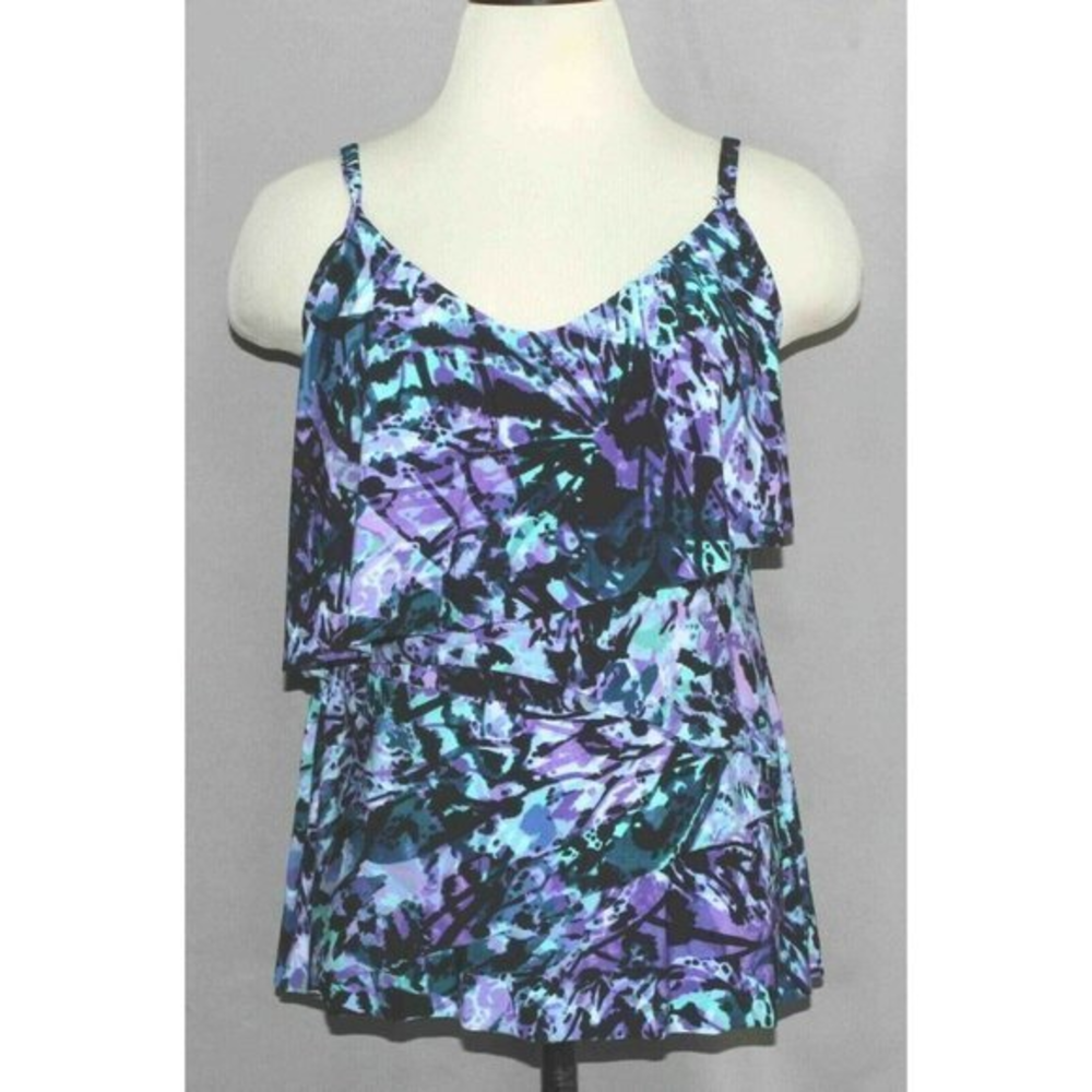Magicsuit Chasing Butterflies Soft Cup Swimsuit Top Women's Size 8 Top Only